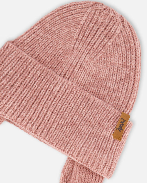 Baby Mid-Season Knit Hat Dusty Pink