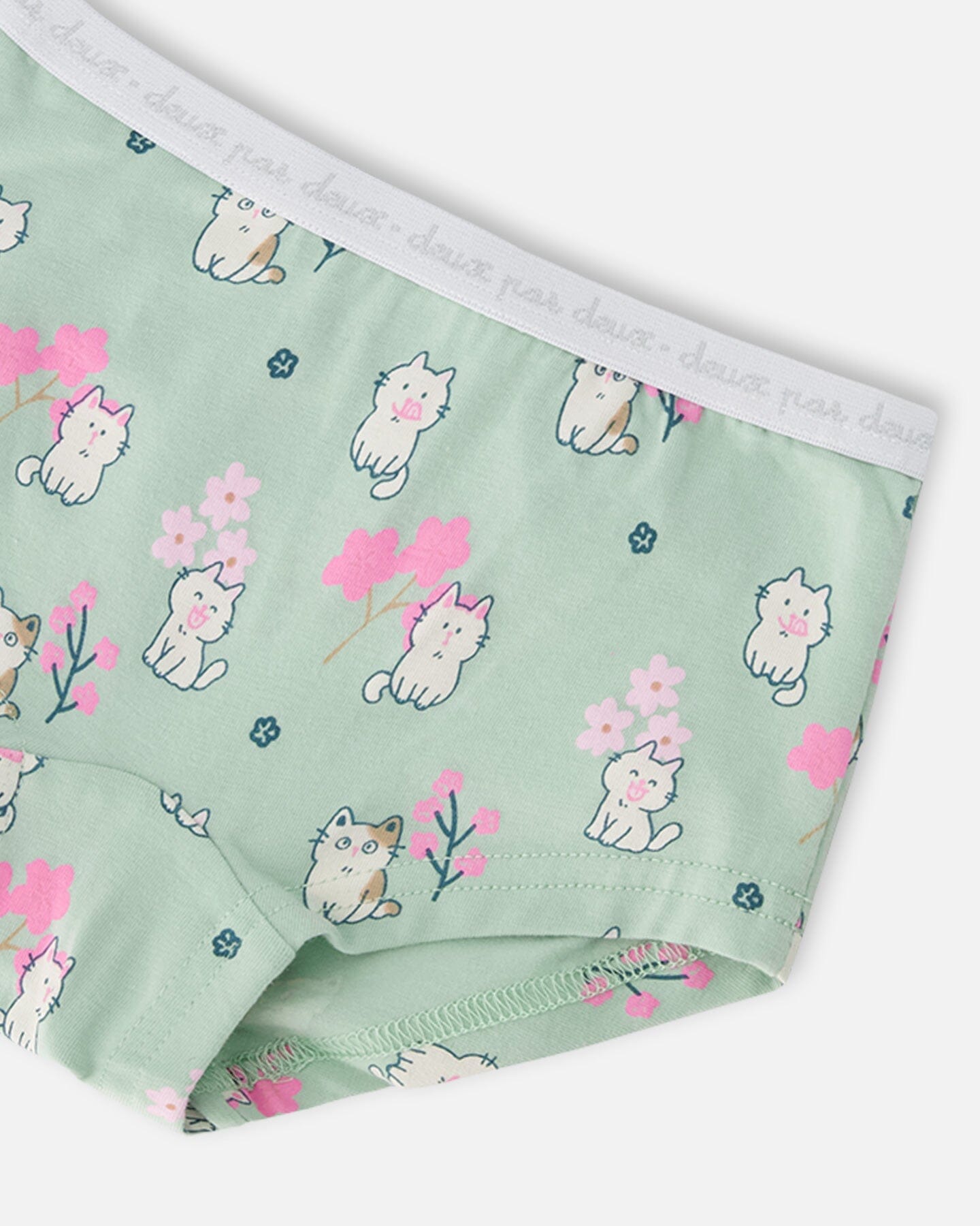 Boyshort Panties (Pack Of 3) Printed Organic Cotton